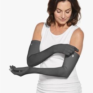 Coolibar UPF 50+ Men’s/ Women’s UV Long SunGloves Size XS